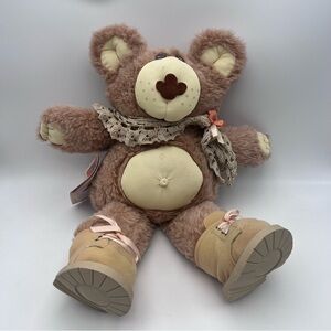 Vintage Plush HATTIE FURSKINS Teddy BEAR Xavier Roberts Large 22"
